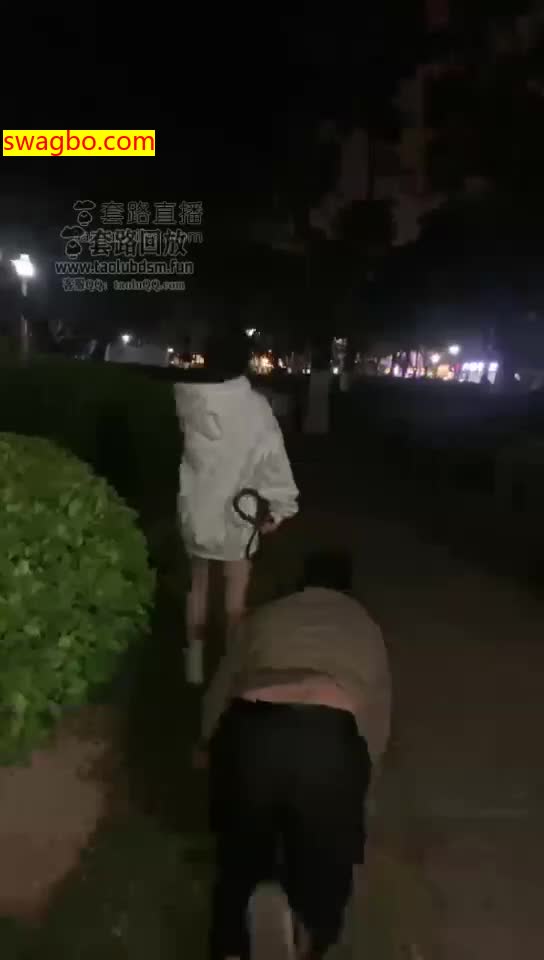 【甜甜Mistress】户外花园溜狗【63分钟】