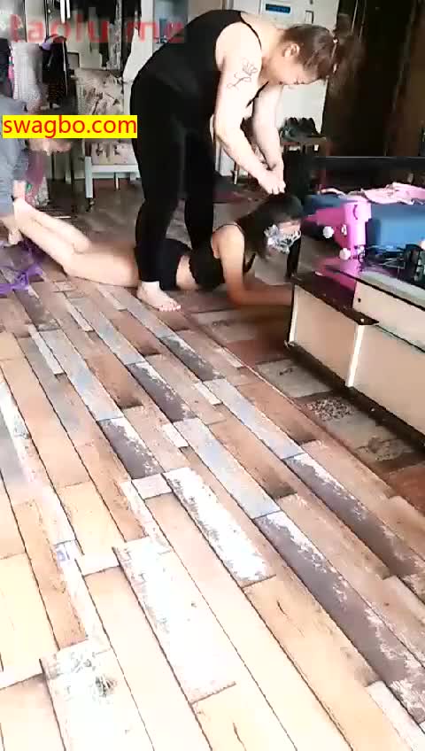 倒吊小母狗，内裤套头-152201812232230461