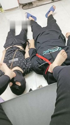 【淄博黑猫】马丁靴小主调双奴 JS22101703