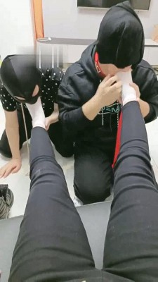 【淄博黑猫】马丁靴小主调双奴 JS22101703