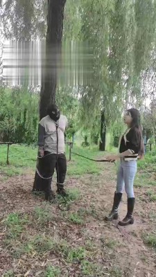 【霁月S&辰辰S】户外捆绑鞭打贱狗(续集)(双视角) bf17970