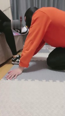 【曦晨】健身后原味鞋袜虐木乃伊 bf10268