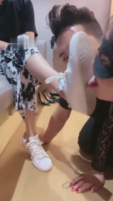 【丹祖宗】小白鞋船袜调情侣奴/奴下奴 bf10998