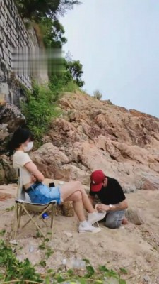 【暴力美学】海滩踢裆耳光踩踏 bf1848