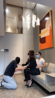 【梵高】女白领羞辱绿帽老公【双视角版】 bf13903