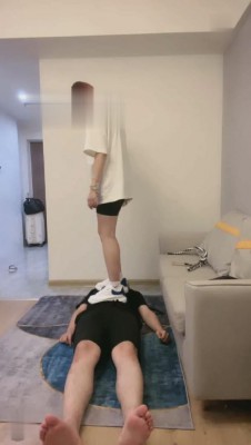 【沐沐】小白鞋白棉袜气味羞辱 bf17089