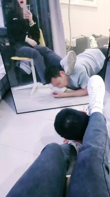 【嘉妮】舔脏小白鞋/闻白棉袜 bf26737