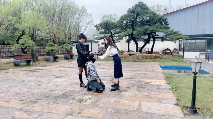 套路直播视频【宸宸】双S户外暴力耳光踢踹贱狗【续集双视角版】 bf26768