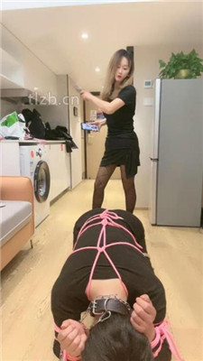 【林夕姐姐】把狗捆起来暴揍