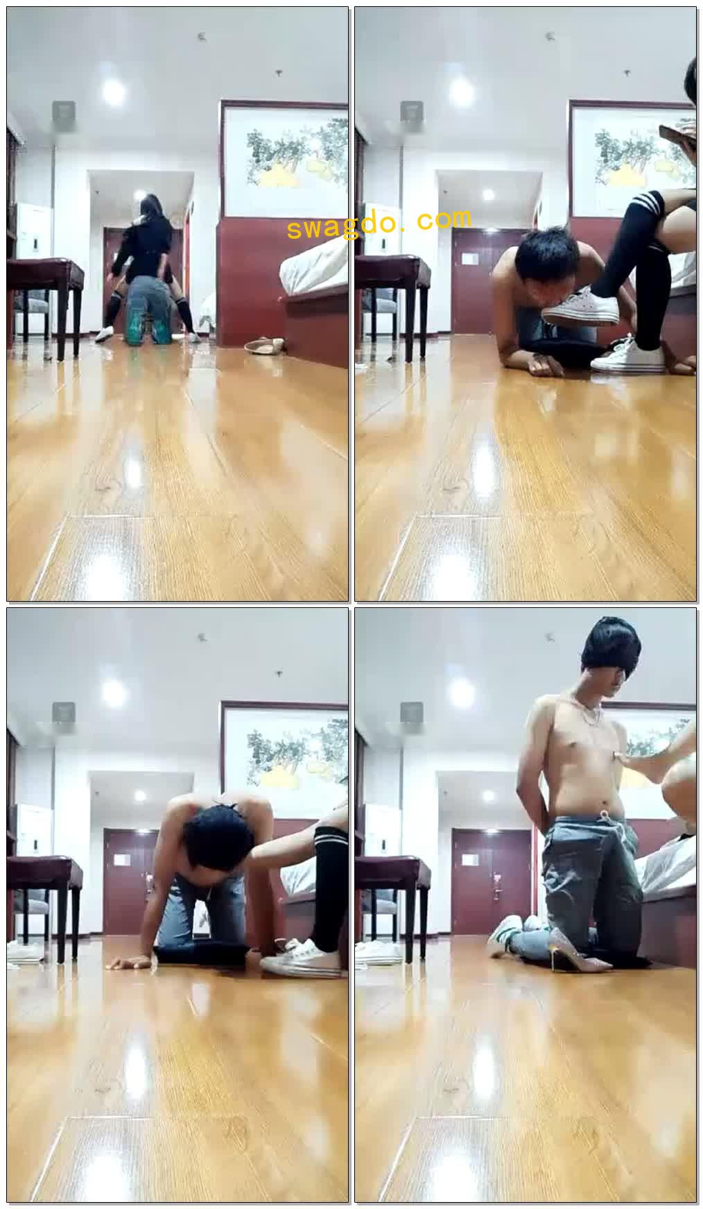 【9.30】弟弟来宿舍偷舔袜子，最后被我发现之后（帆布鞋调教）【49分钟】【山东linlin】