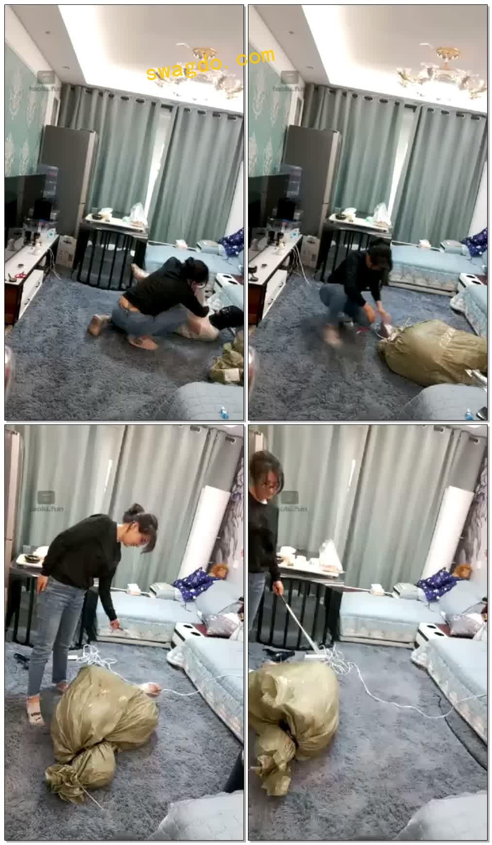 【12.05】捆绑束缚调教【颜竹s】【71分钟】