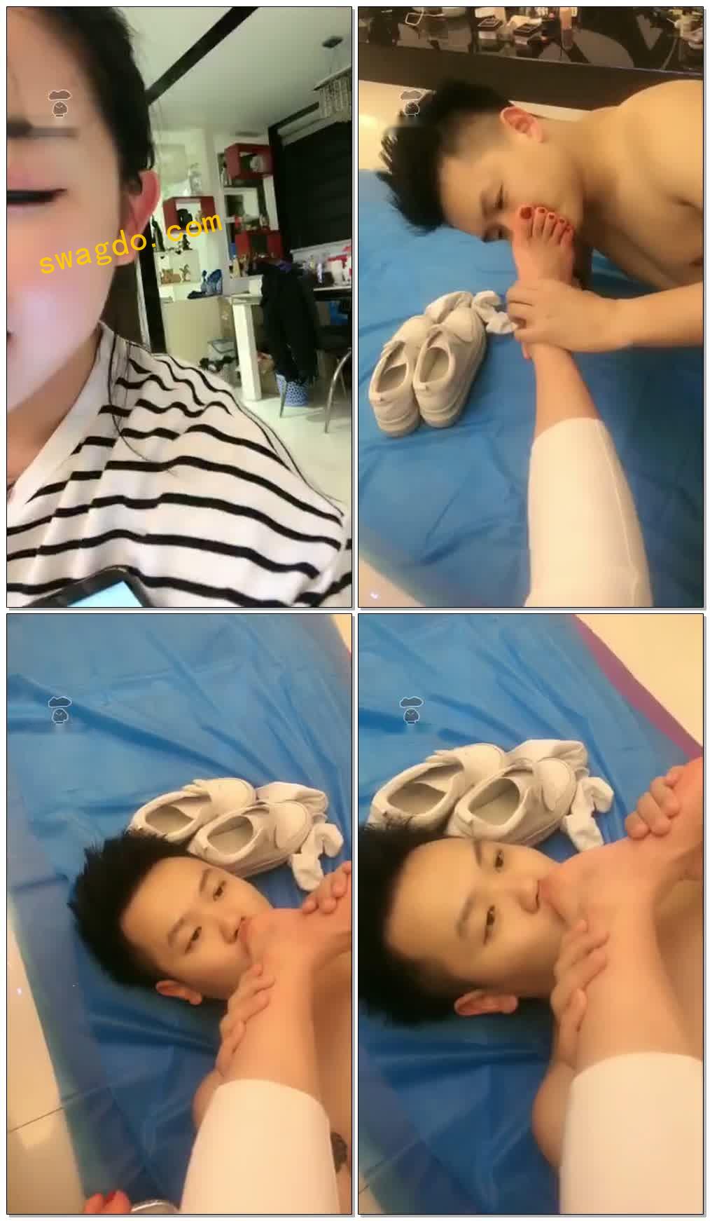 【1月】【免费】【片段】高清刺激露脸调教【粤主大S】【8分钟】