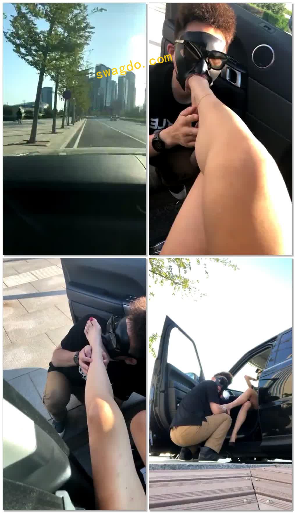 【1月】狗在马路边伺候我！【Goddess】【29分钟】