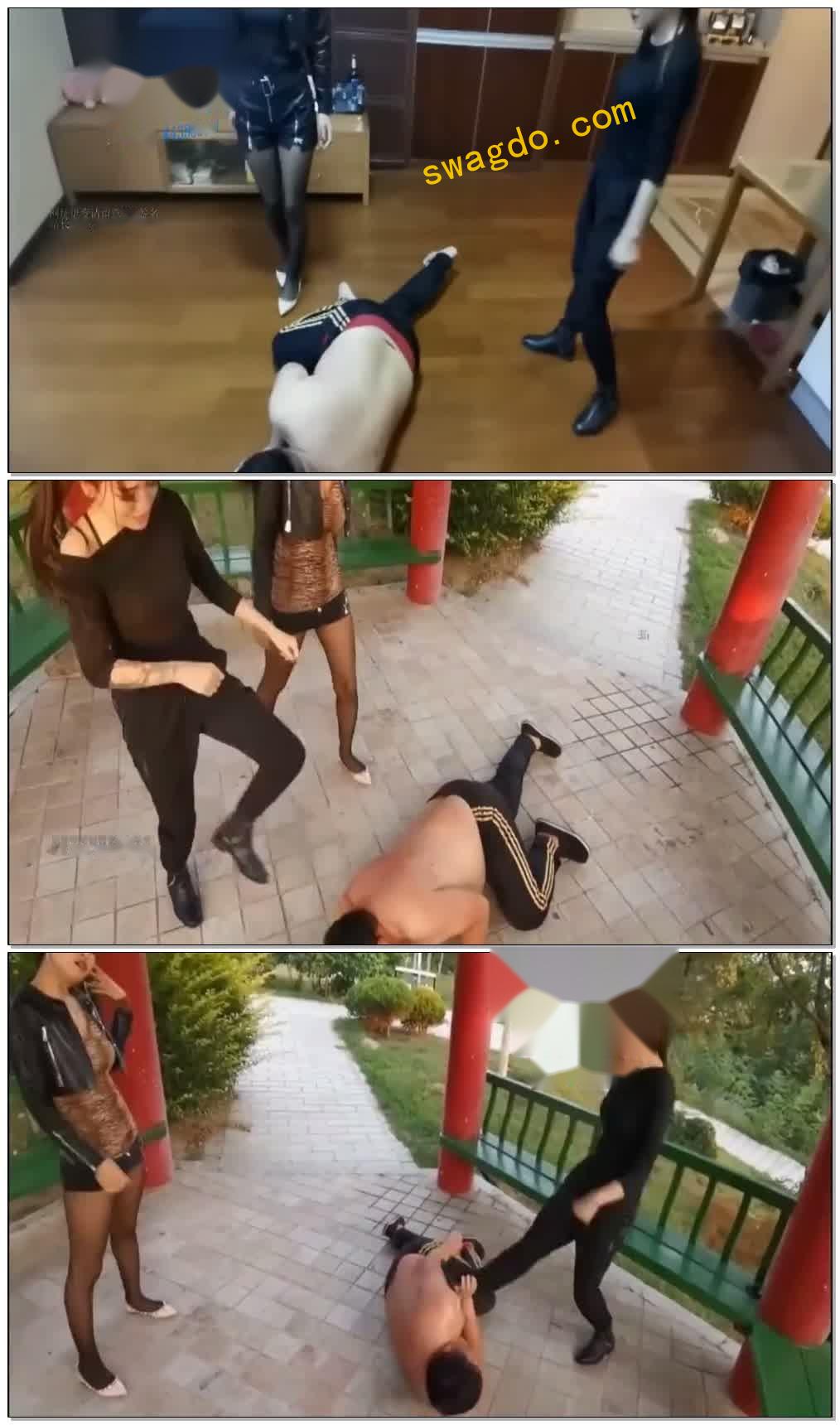 【冷依】室内户外暴揍猪猪YC-191228-3