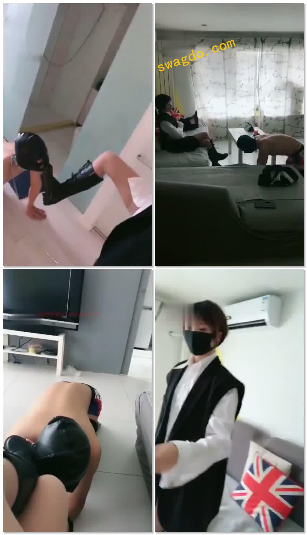 【美离子】暴力虐待在家不乖的狗【34分钟】