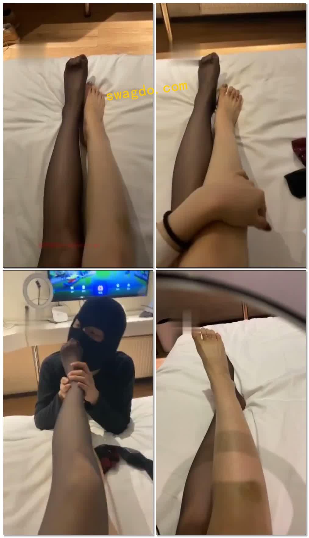 【开发素人】舔大学生的黑丝高跟玉足【90分钟】