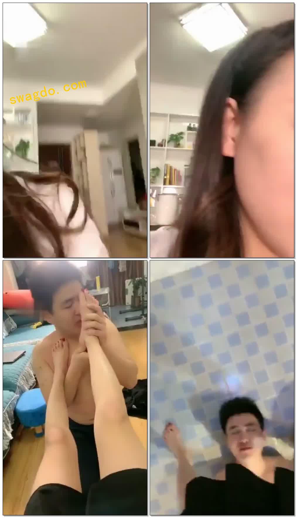 【灵灵S】高跟鞋裸足蹂躏贱狗【50分钟】