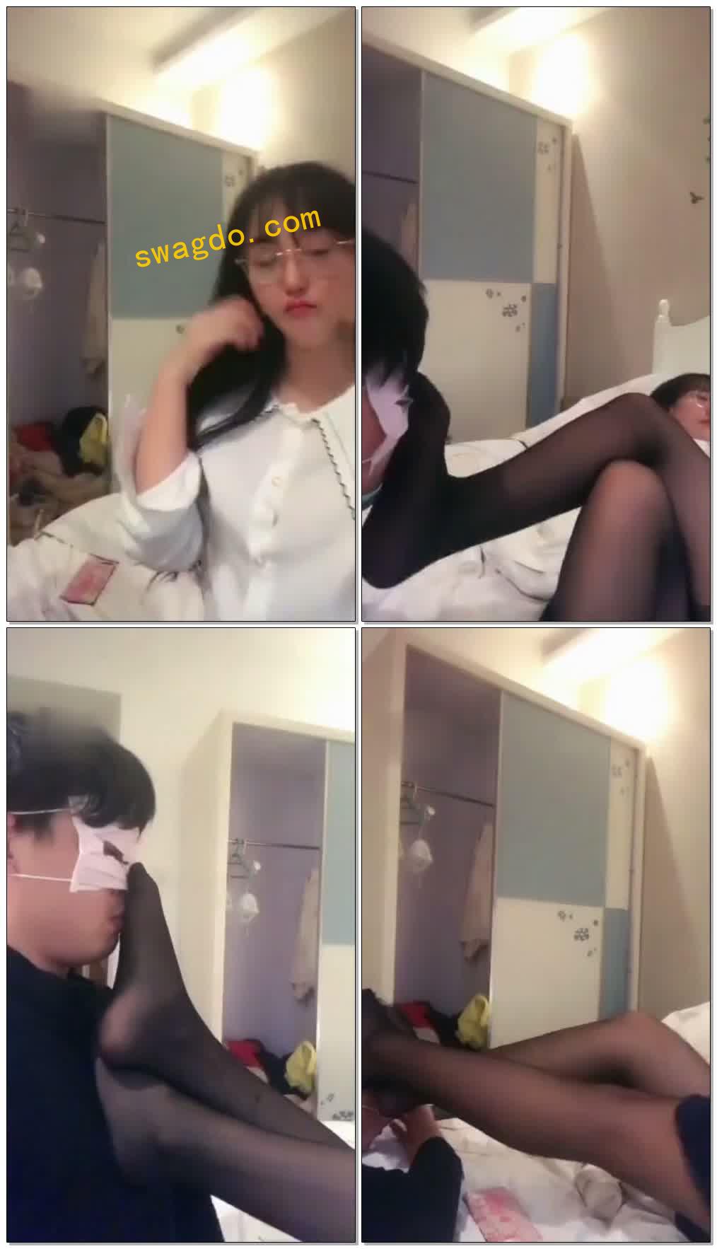 【辛迪无情s】无情调教猥琐男【完整版】【45分钟】