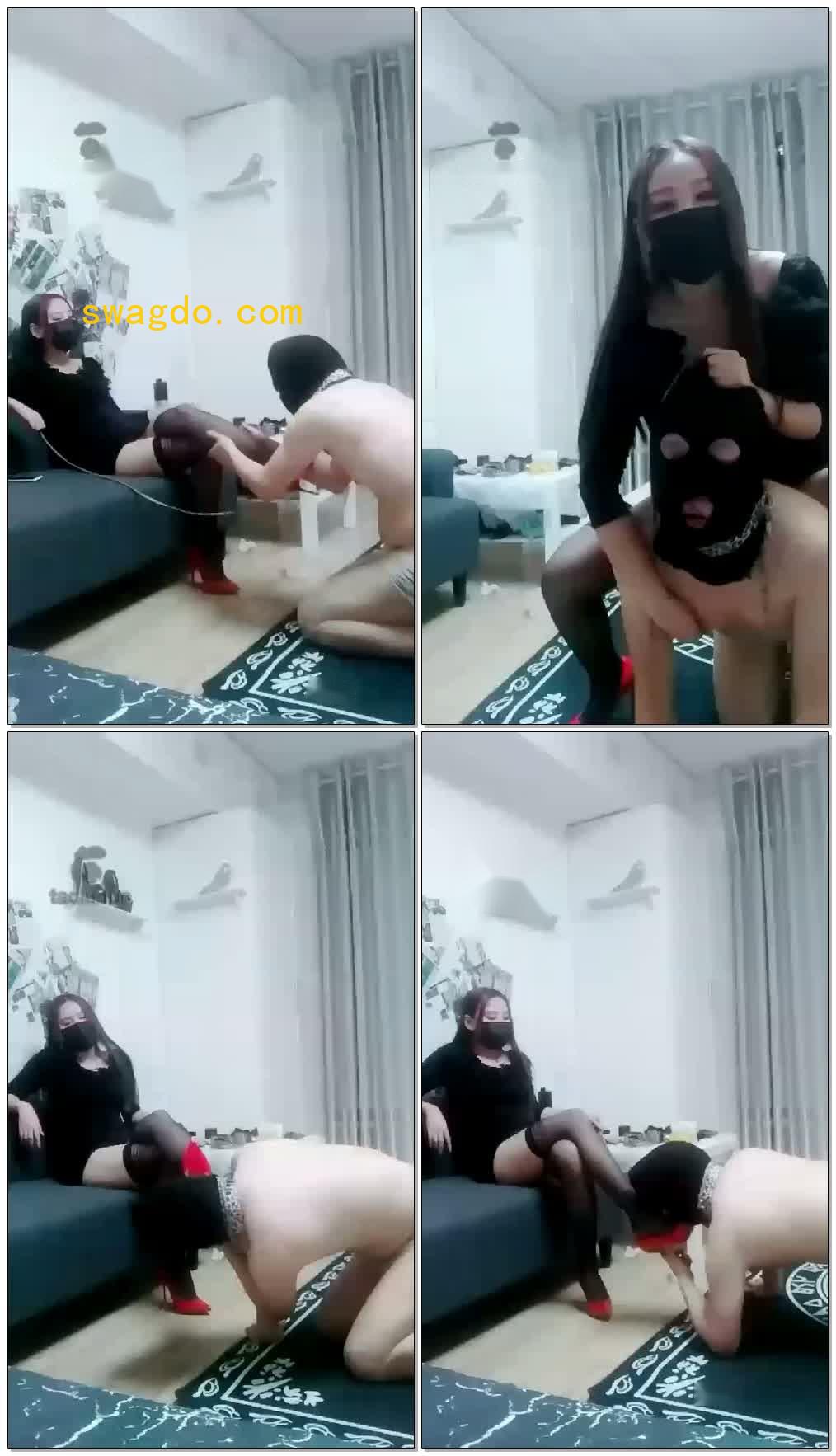 【薇安baba】圣水喝到饱，骑马，舔鞋，踩脸（上部）【28分钟】