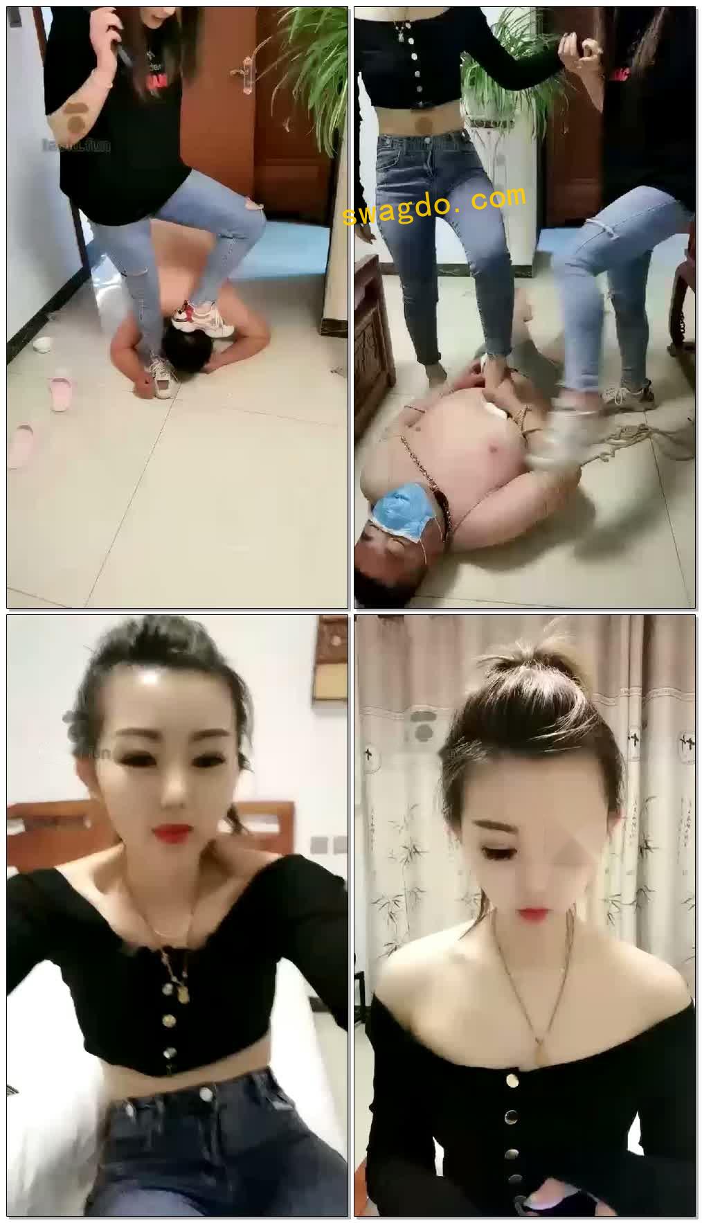 【黛颜&千羽S】双主深夜虐狗圣水踢打【90分钟】