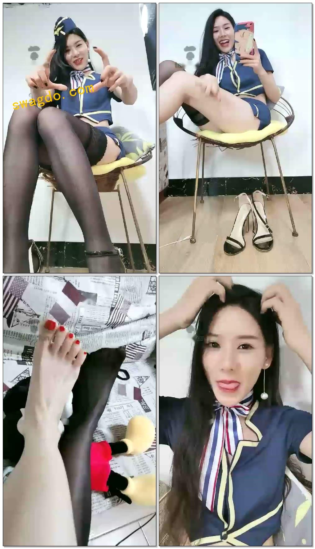 【芷睛】超长第一视角：空姐的脚更香【205分钟】