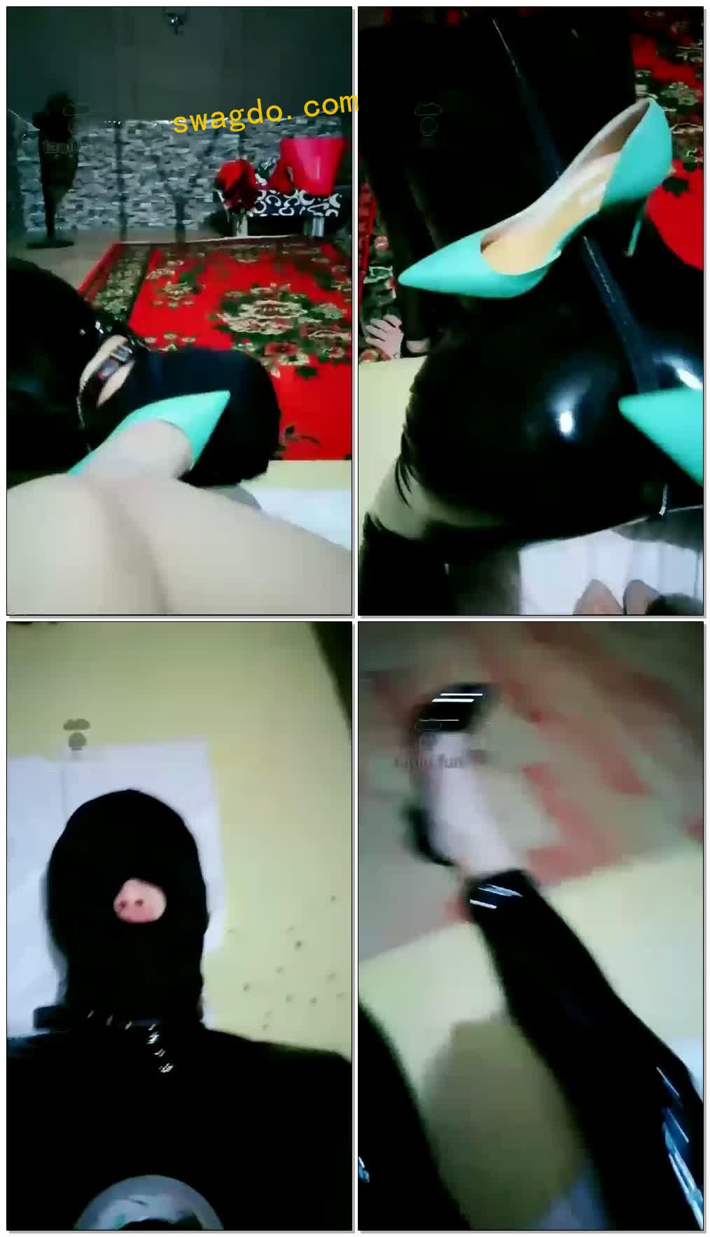 【微爷威武】贱狗胶衣，耳光，SP【29分钟】