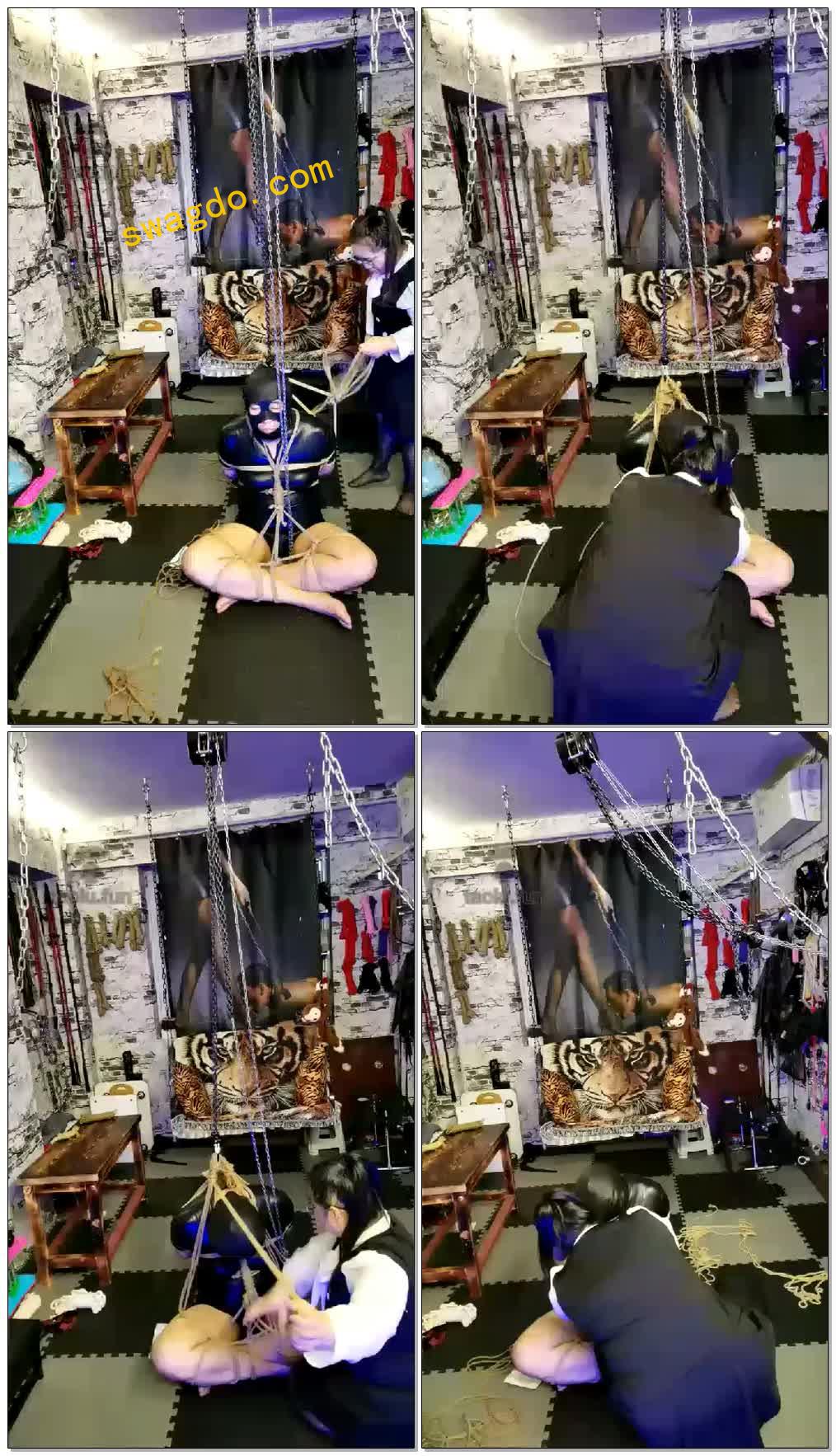 【绳师胖天使暗夜】悬吊，镍铸囚禁【31分钟】