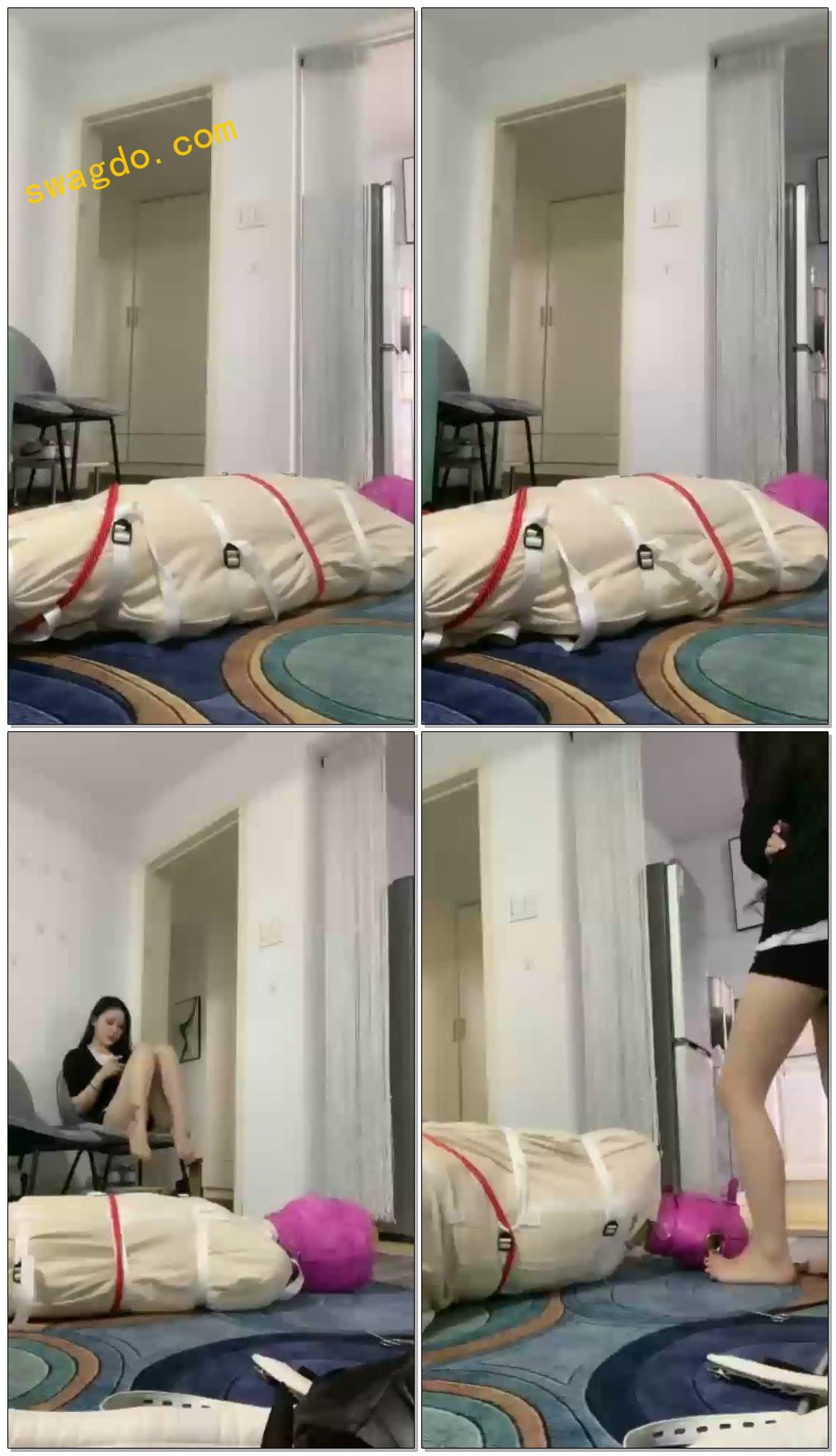 【筱月S】口封内裤，剥削5感，精神崩溃【85分钟】【普清】