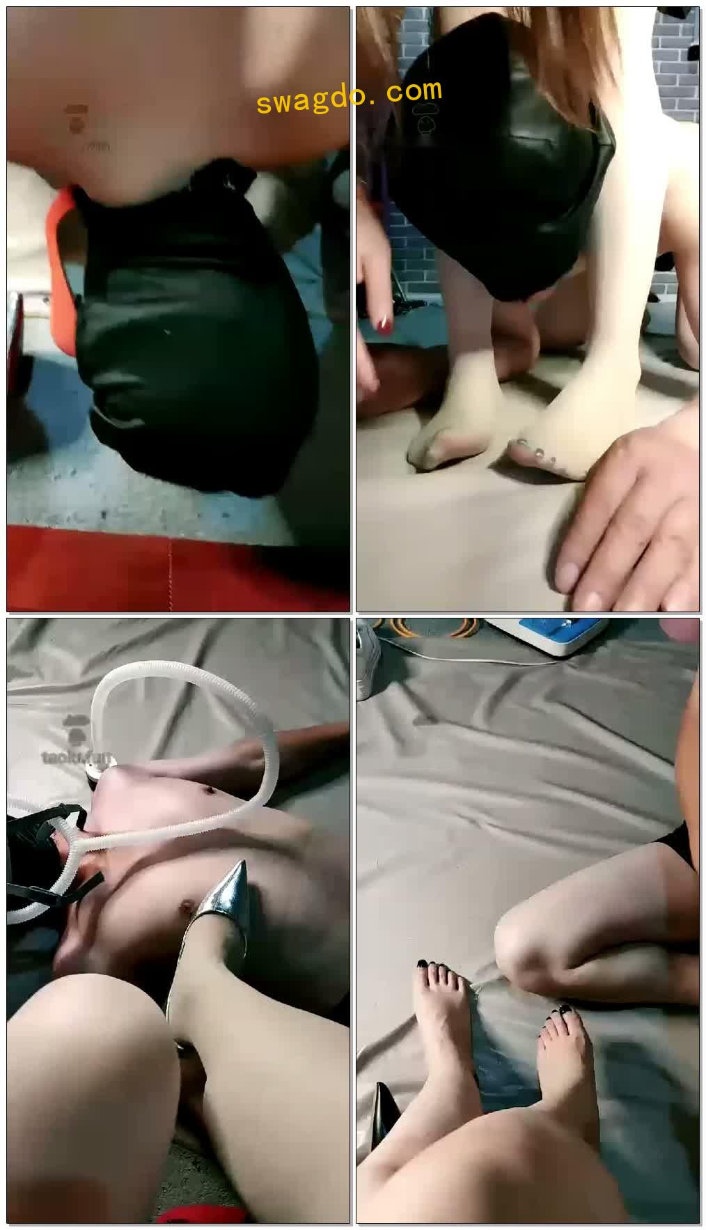 【东营天香百合】狗孙子骚不骚，舔高跟【53分钟】【高清】