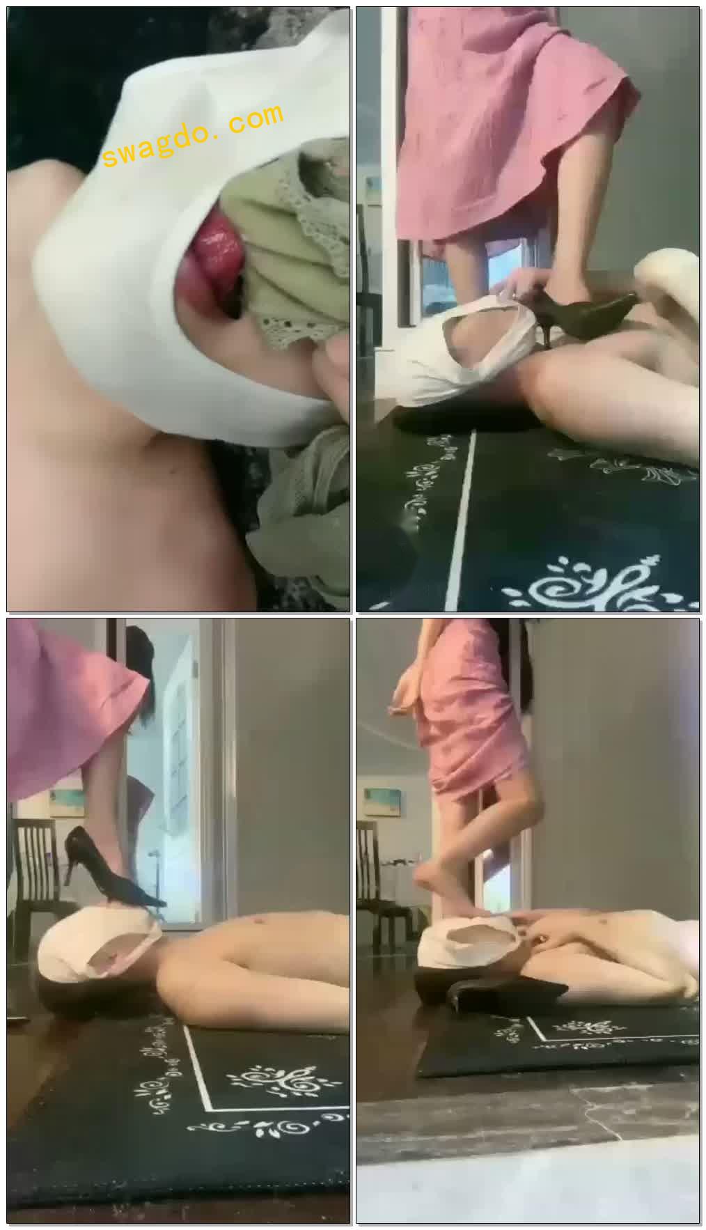 【伊茜】钻红裙，裙子里的世界爽死了【42分钟】【高清】