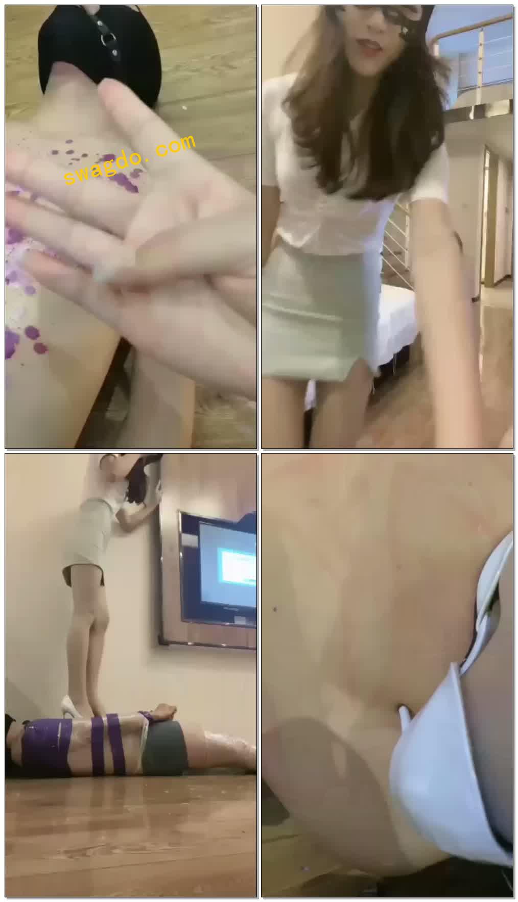 【虞姬S】滴蜡，高跟踩，圣水【84分钟】【普清】