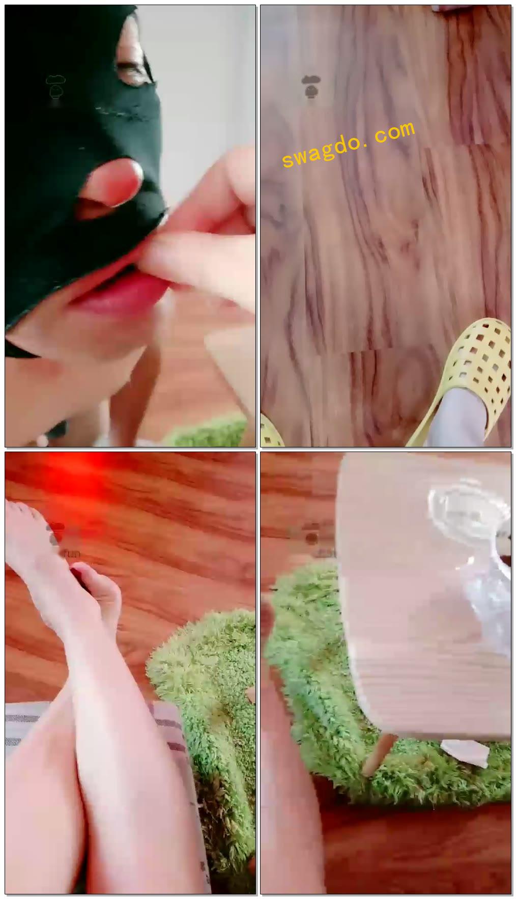 【灵犀女ss】踢裆鞭打乳房，漱口水圣水【63分钟】【标清】