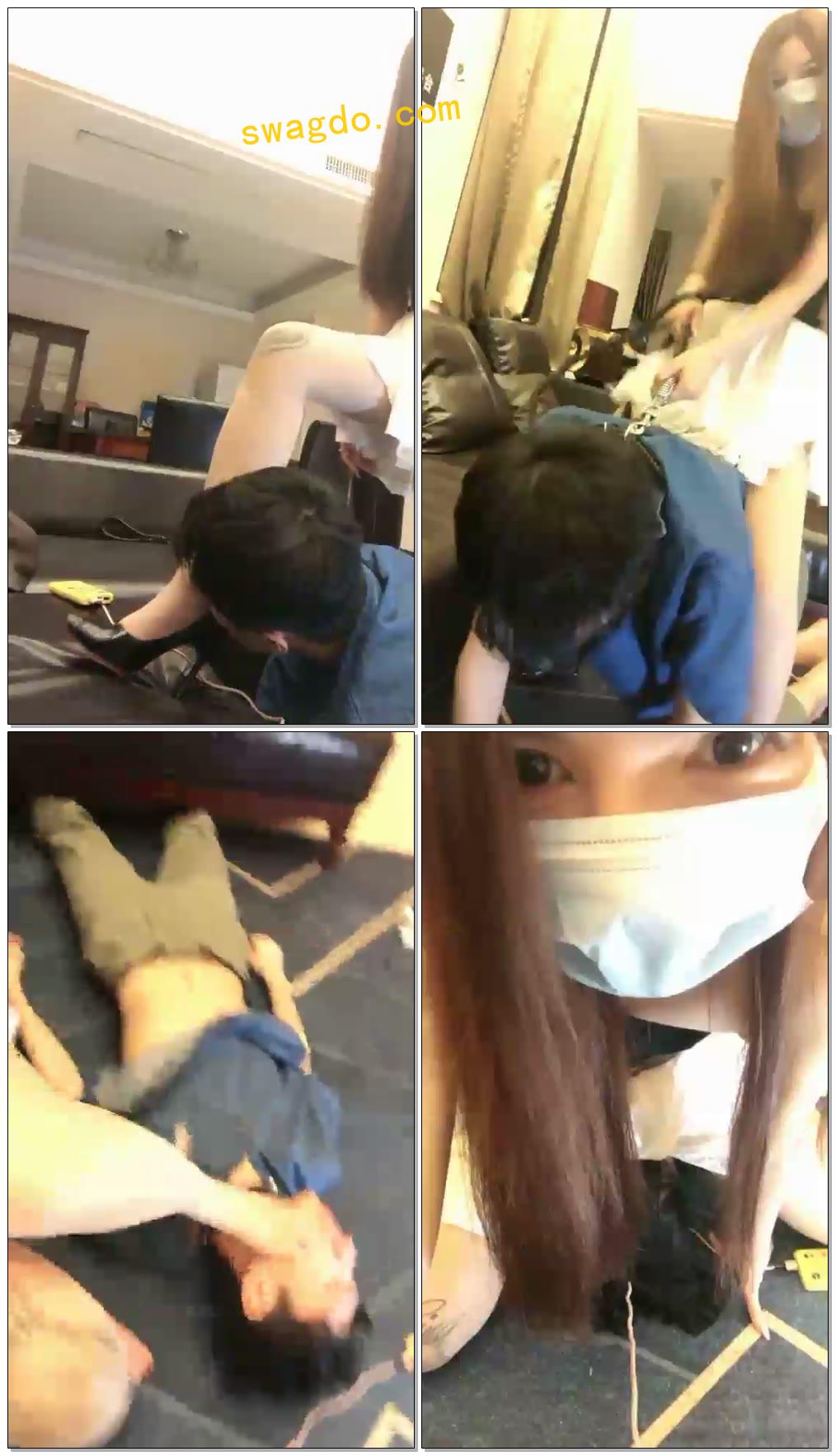 【黑甜女蒂S】真实约调现场-坐脸窒息【23分钟】【标清】