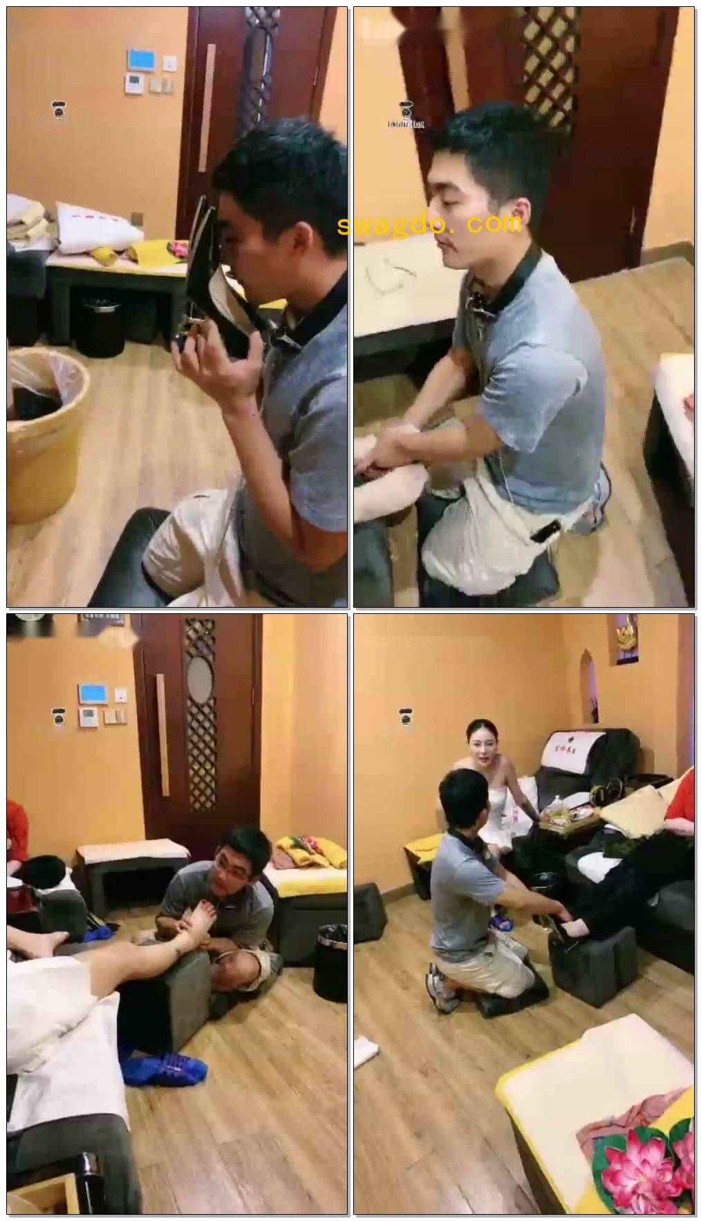 【依艺S】双主带奴洗脚按摩依艺视角【68分钟】【高清】