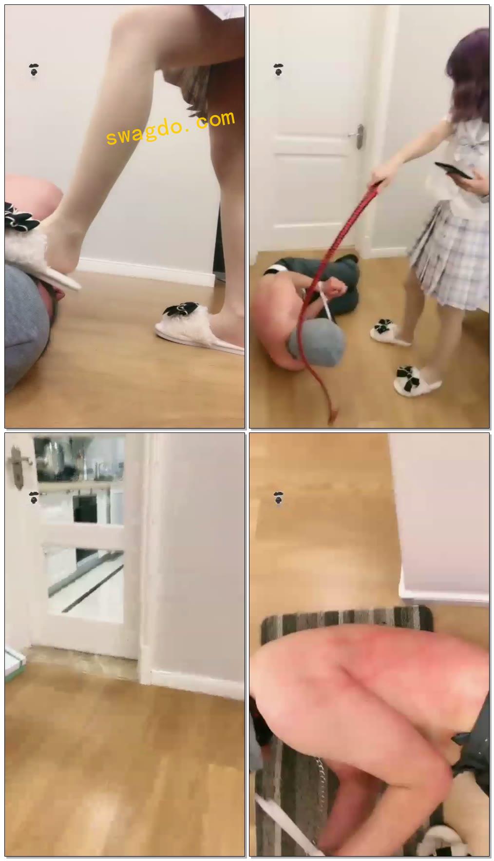 【VINNIE维妮】暴虐偷我鞋的猥琐男变态【46分钟】【高清】