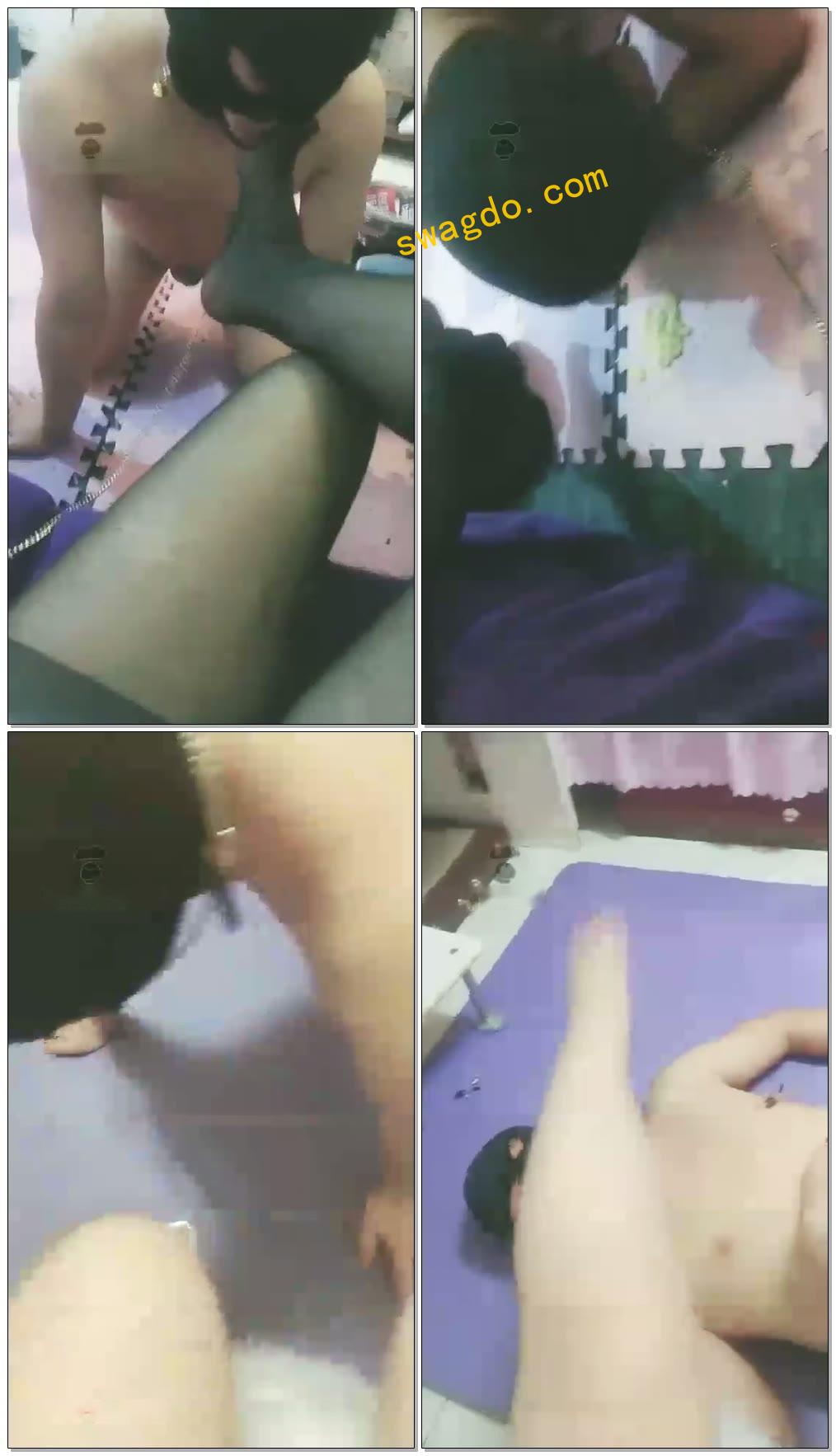 【芯瑶S】来了只小骚狗，舔脚+喂食【39分钟】【标清】