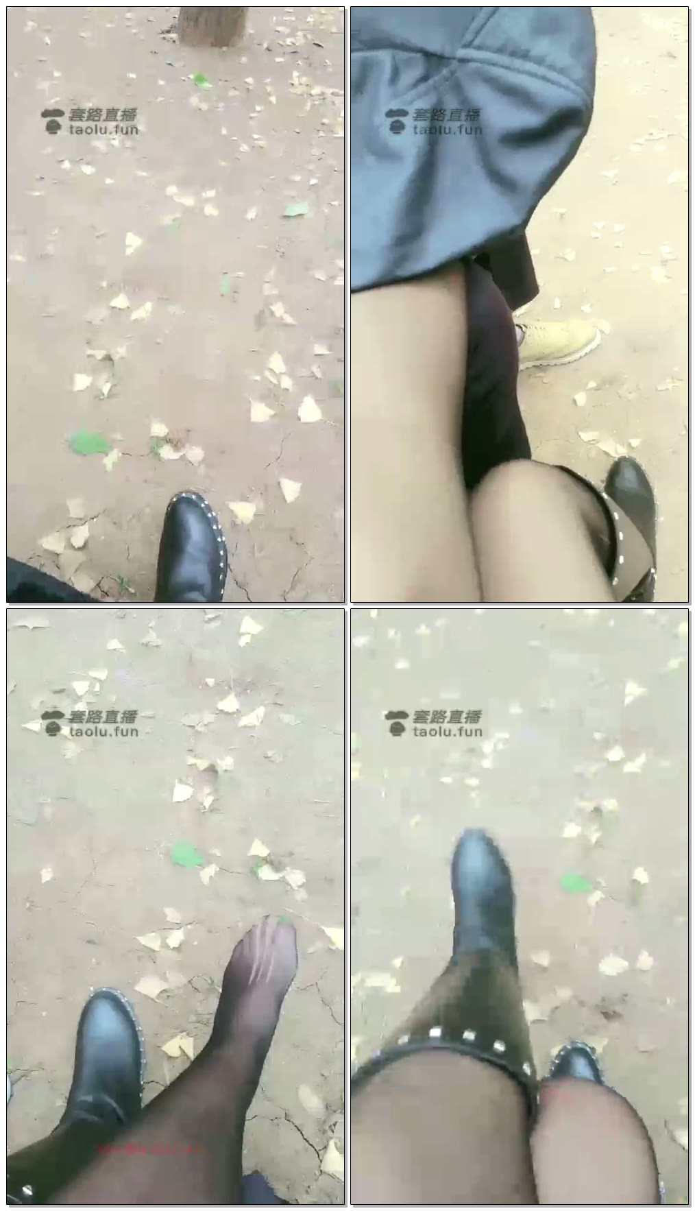 【媚娘女王】公园调教狗子舔靴子舔黑丝【11分钟】【标清】