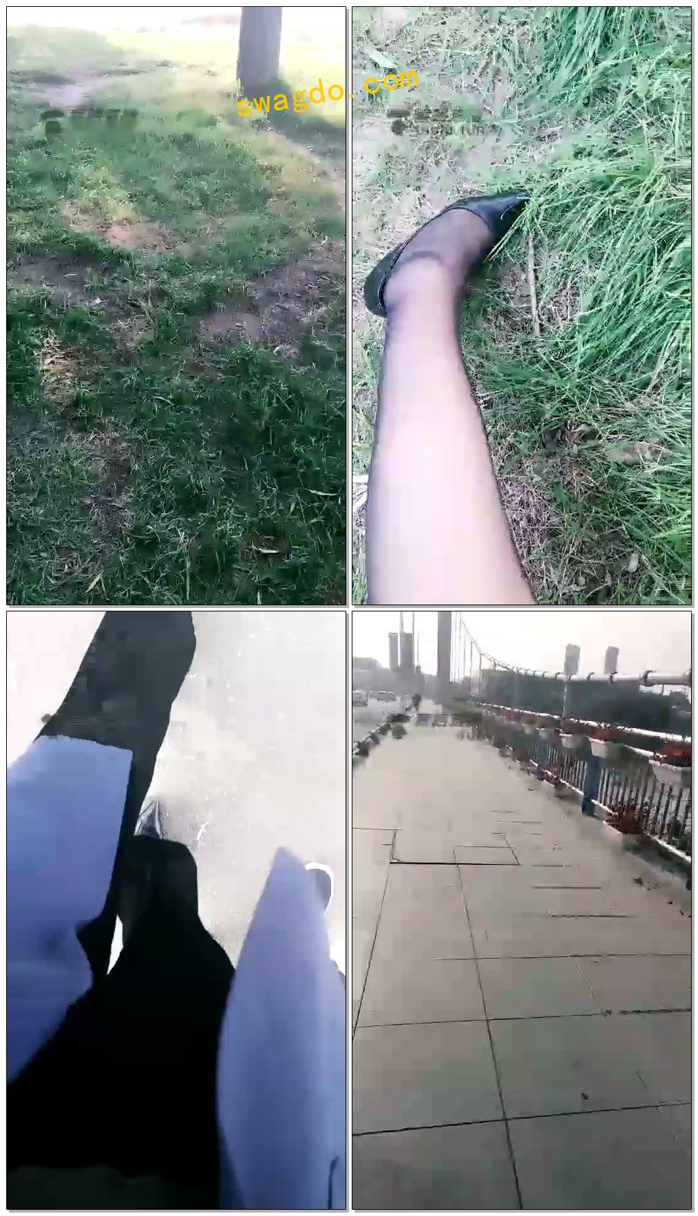 【丝皇女王】公园玩耍圈养狗【80分钟】【标清】