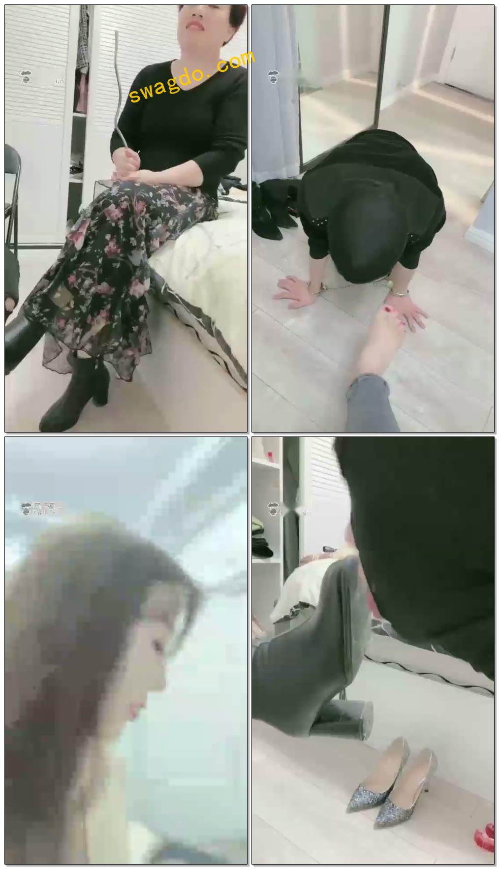 【鹿鹿大人】带妈妈入圈，母女初次双调贱奴，太强了【82分钟】【标清】