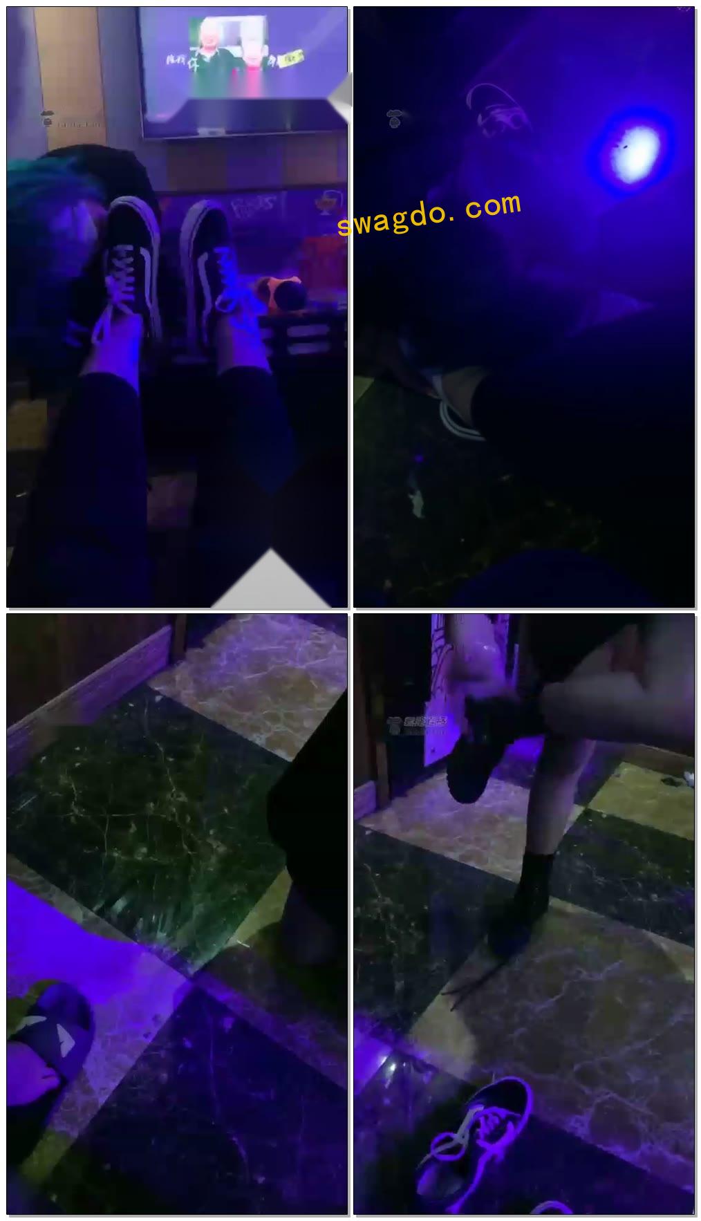 【女M安蔓】两个萝莉素人歌厅玩我【续】【38分钟】【标清】