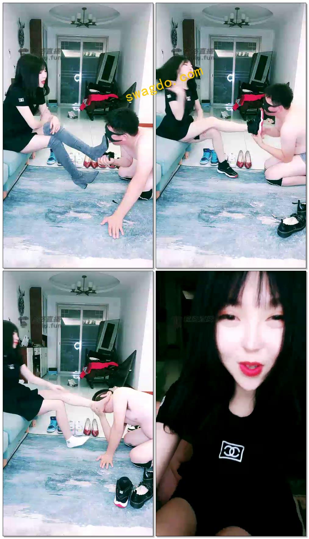 【西安王妃S】舔鞋羞辱耳光恋足专场【33分钟】【高清】