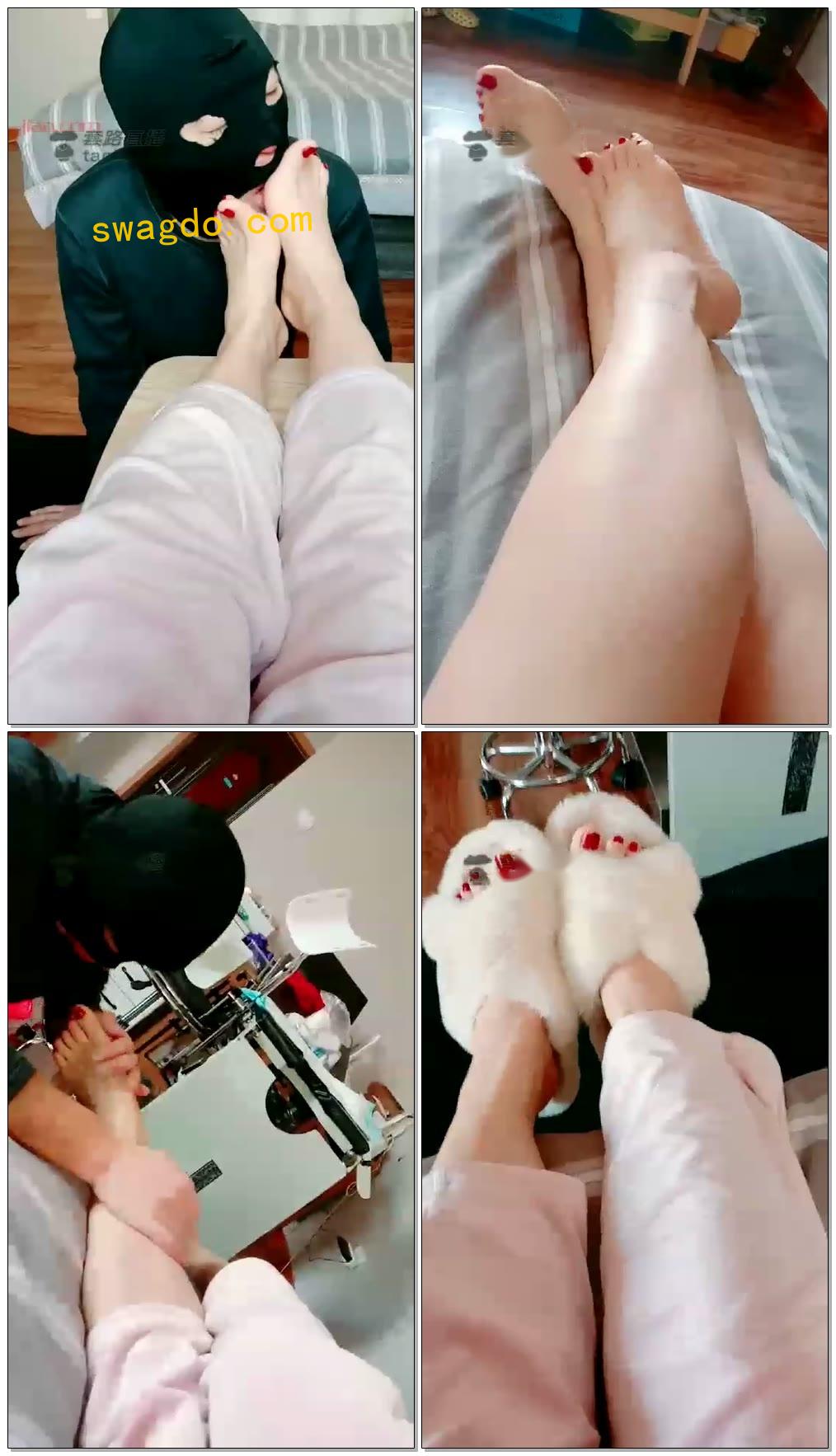 【灵犀女ss】晨起呵护美脚，赏赐厕纸【78分钟】【标清】