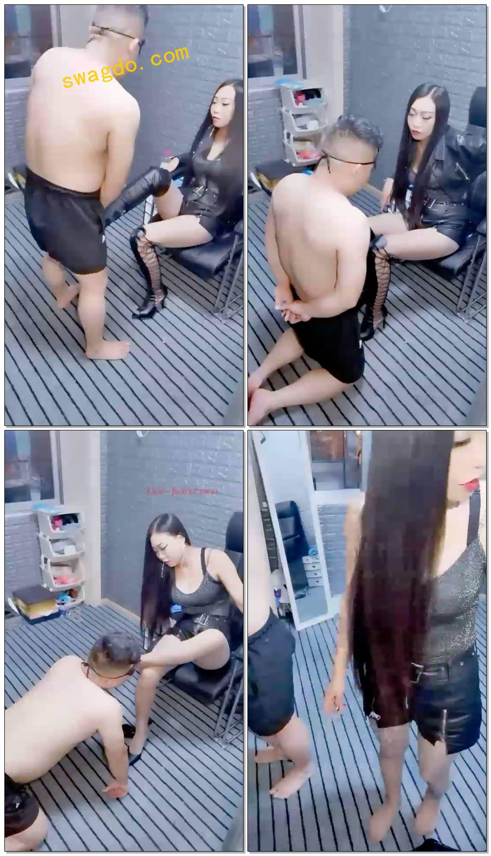 【允琪S】恋足+踢裆【33分钟】【标清】