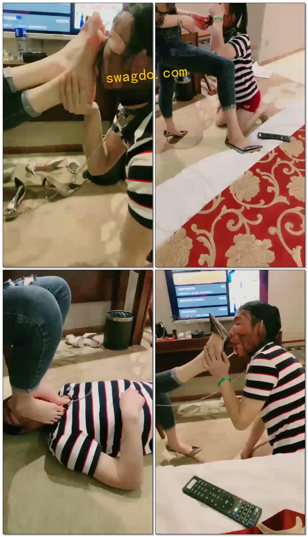 【丹丹S】超狠耳光，口水恋足骑马钻裆深喉【42分钟】【标清】