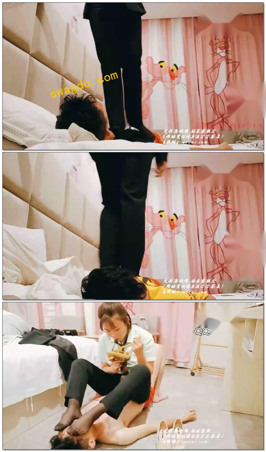 【00后蕬小乃】小乃职业装踩踏调教【23分钟】【艾踩】