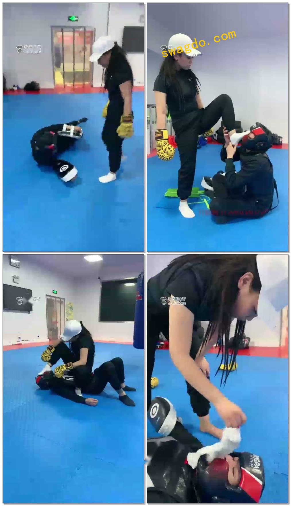 【燃一S】女教练打人肉靶子，白袜踩脸骑坐【22分钟】【标清】