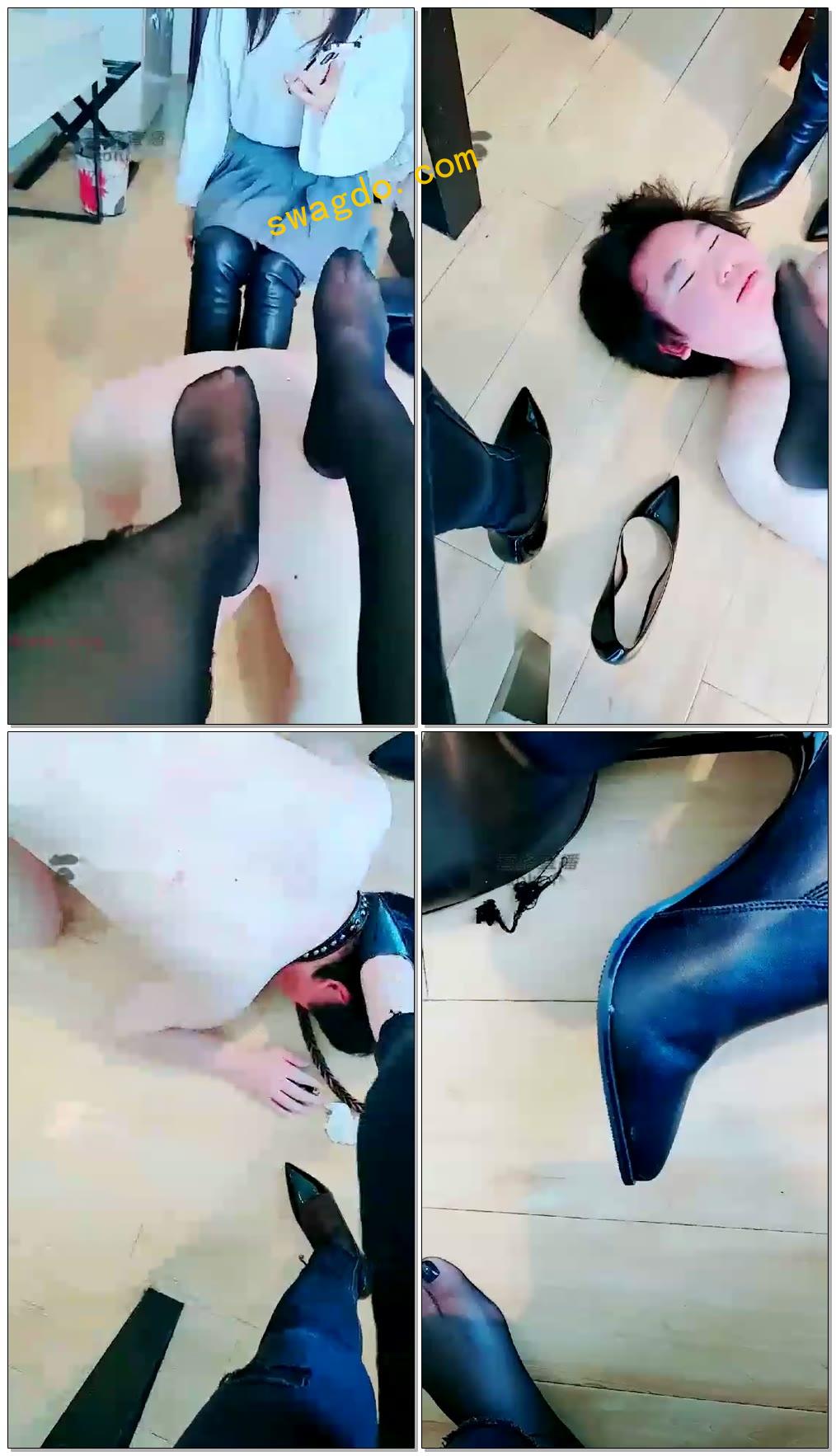 【御妈大大】双女王打屁股扇耳光踢裆【57分钟】【标清】