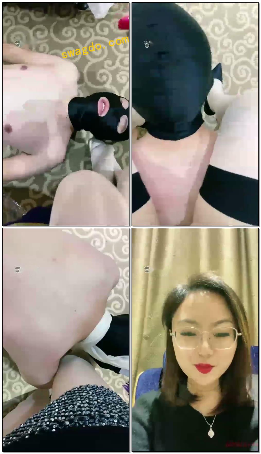 【唯雅S】狗狗初尝圣水，舔鞋，骑马，白丝，真贱哦【58分钟】【标清】