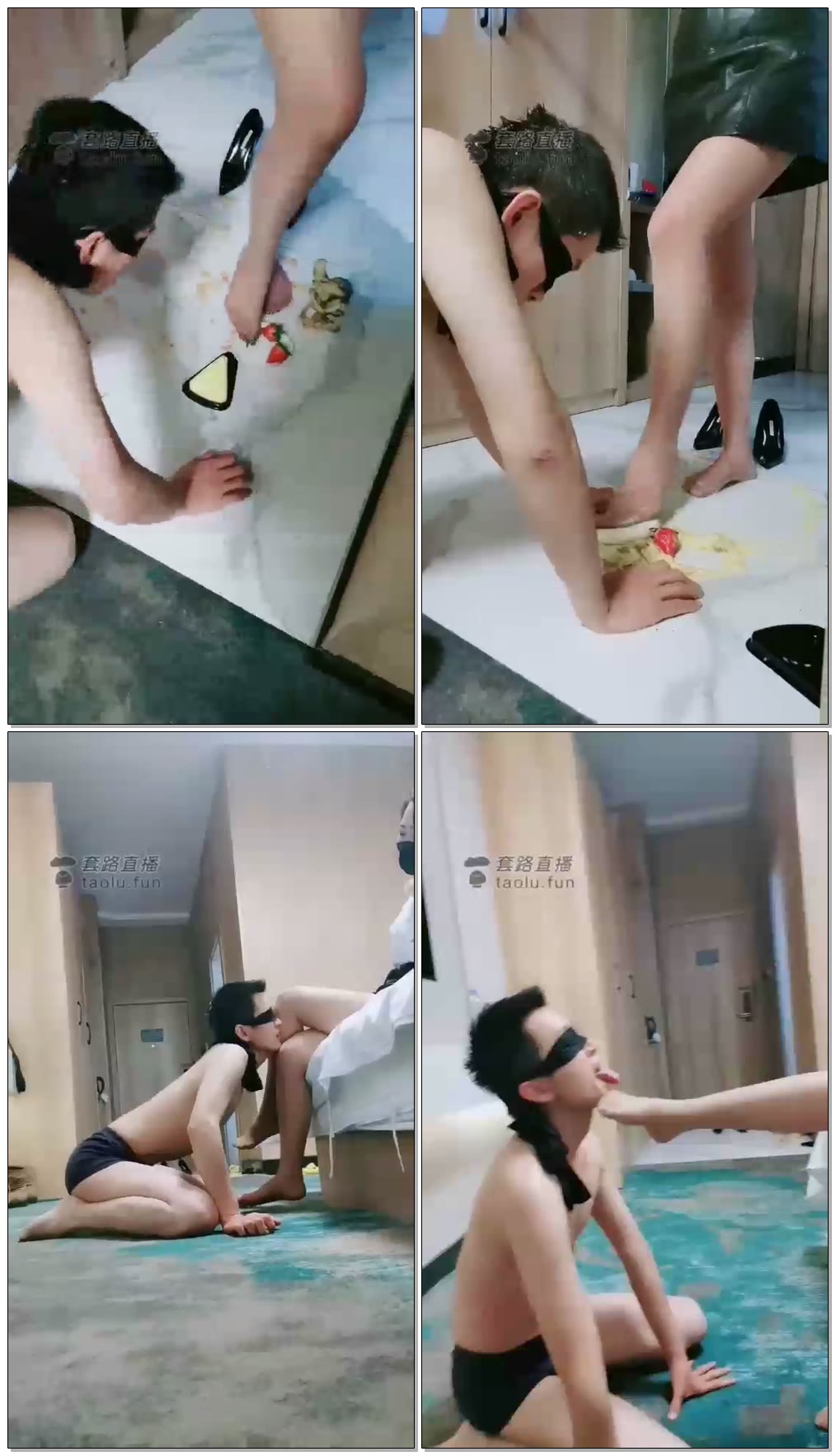 【微甜Sss】赏赐贱狗美食，脚喂食必买系列【61分钟】【高清】