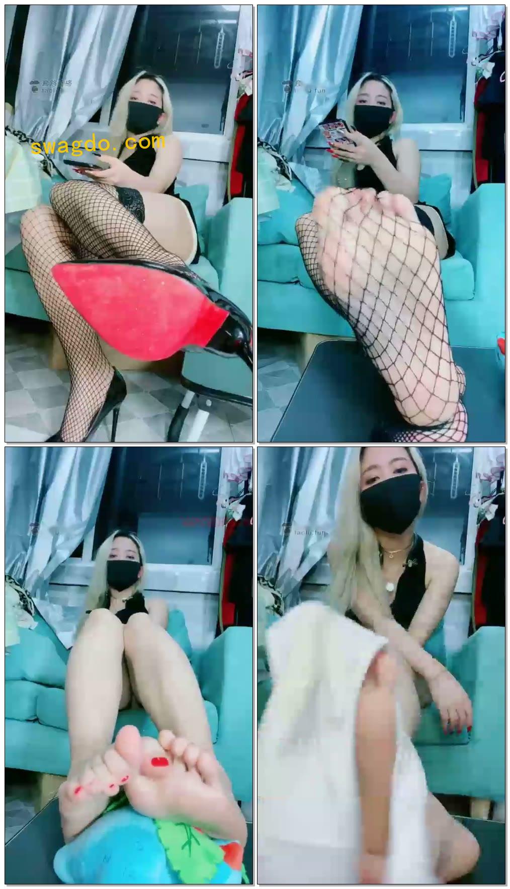 【猫熙S】第一视角红绿灯，原味内裤炸【61分钟】【标清】